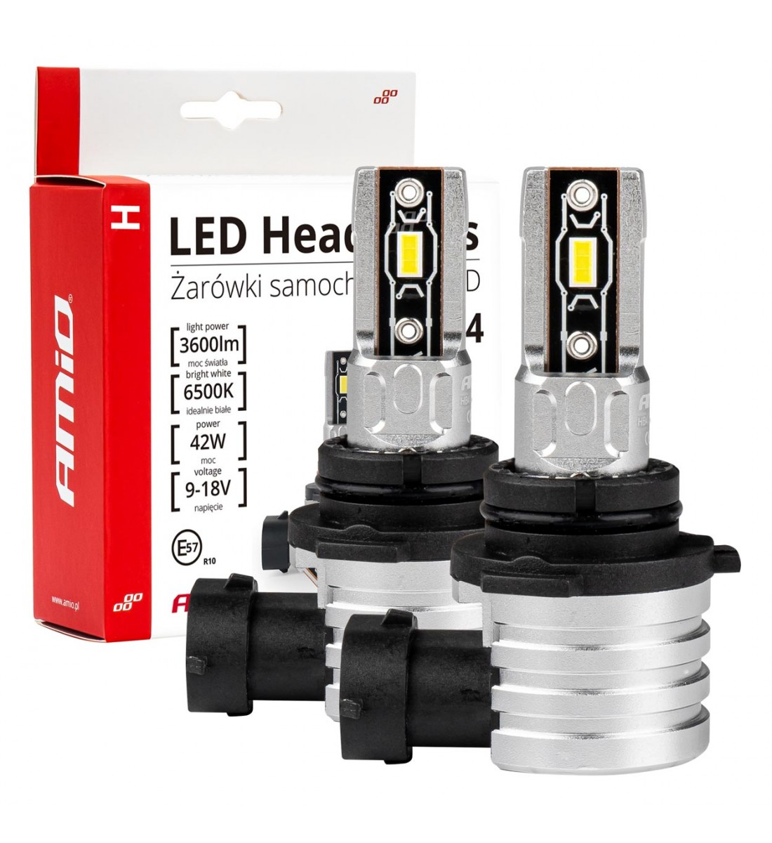 Set becuri cu led HB4 9006 H-mini AMiO