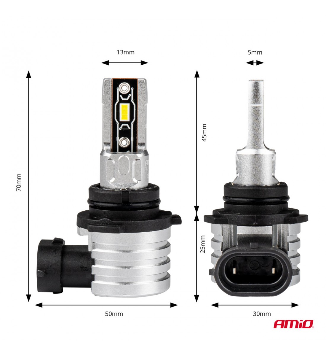 Set becuri cu led HB4 9006 H-mini AMiO