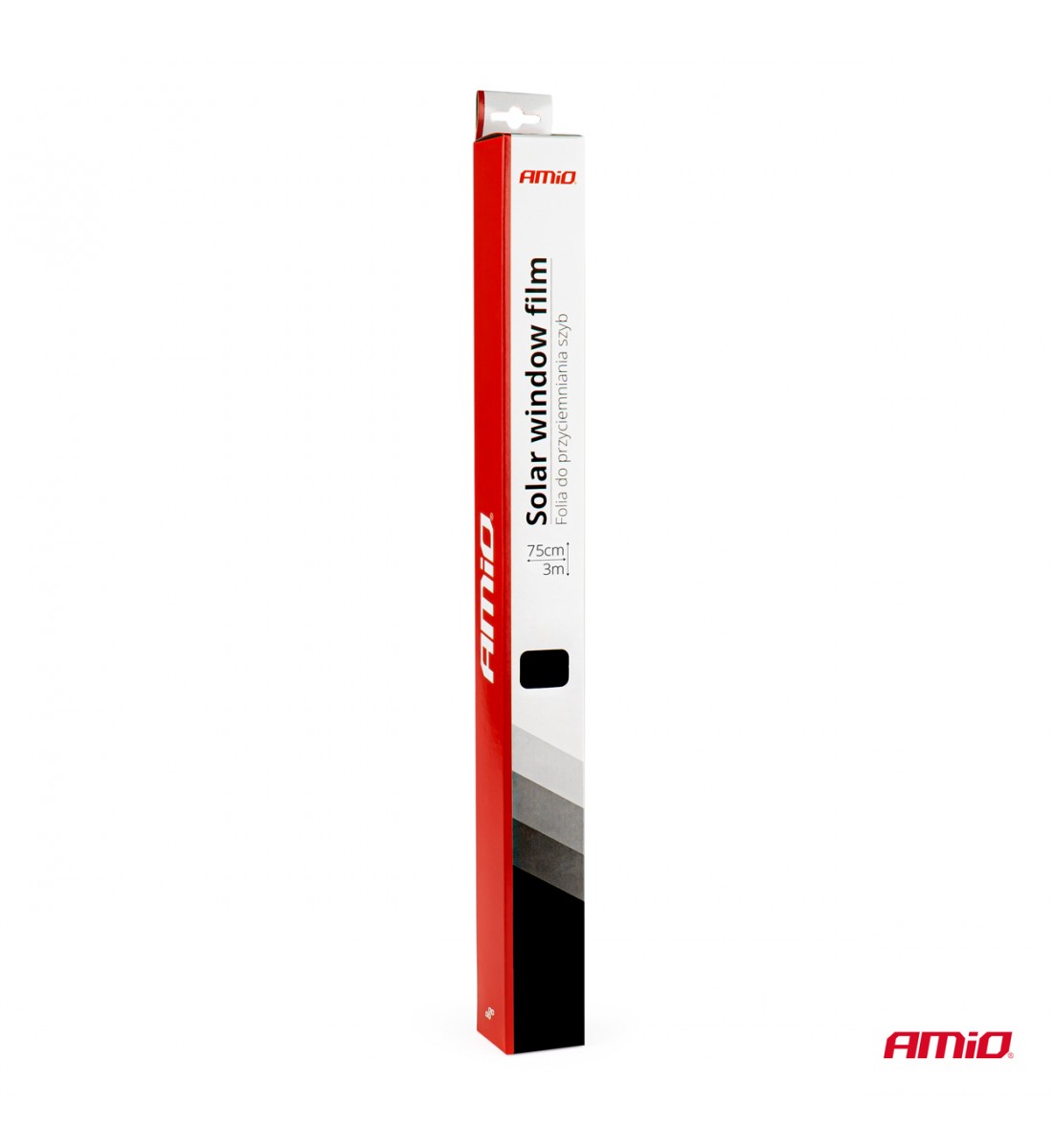 Folie autocolantă pentru geamuri Negru 0.75x3m 30% AMIO-01655 Folie autocolantă pentru geamuri Negru 0.75x3m 30% AMIO-01655