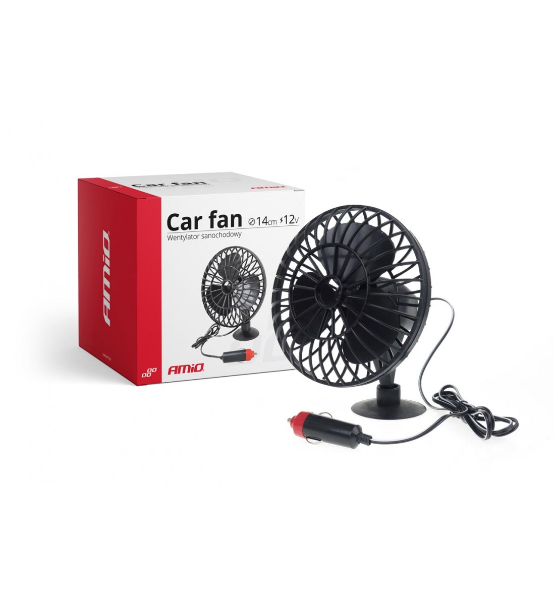 Ventilator auto cu ventuză miniFAN 12V AMIO-02235 Ventilator auto cu ventuză miniFAN 12V AMIO-02235