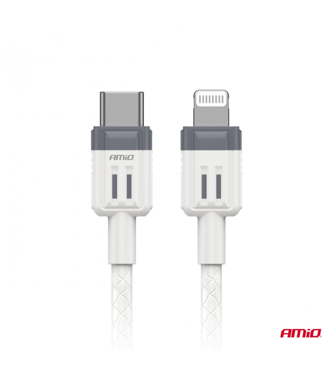 Cablu de încărcare USB-C - IPHONE LIGHTNING FullLINK 20W 100cm AMIO-03910 Cablu de încărcare USB-C - IPHONE LIGHTNING FullLINK 20W 100cm AMIO-03910