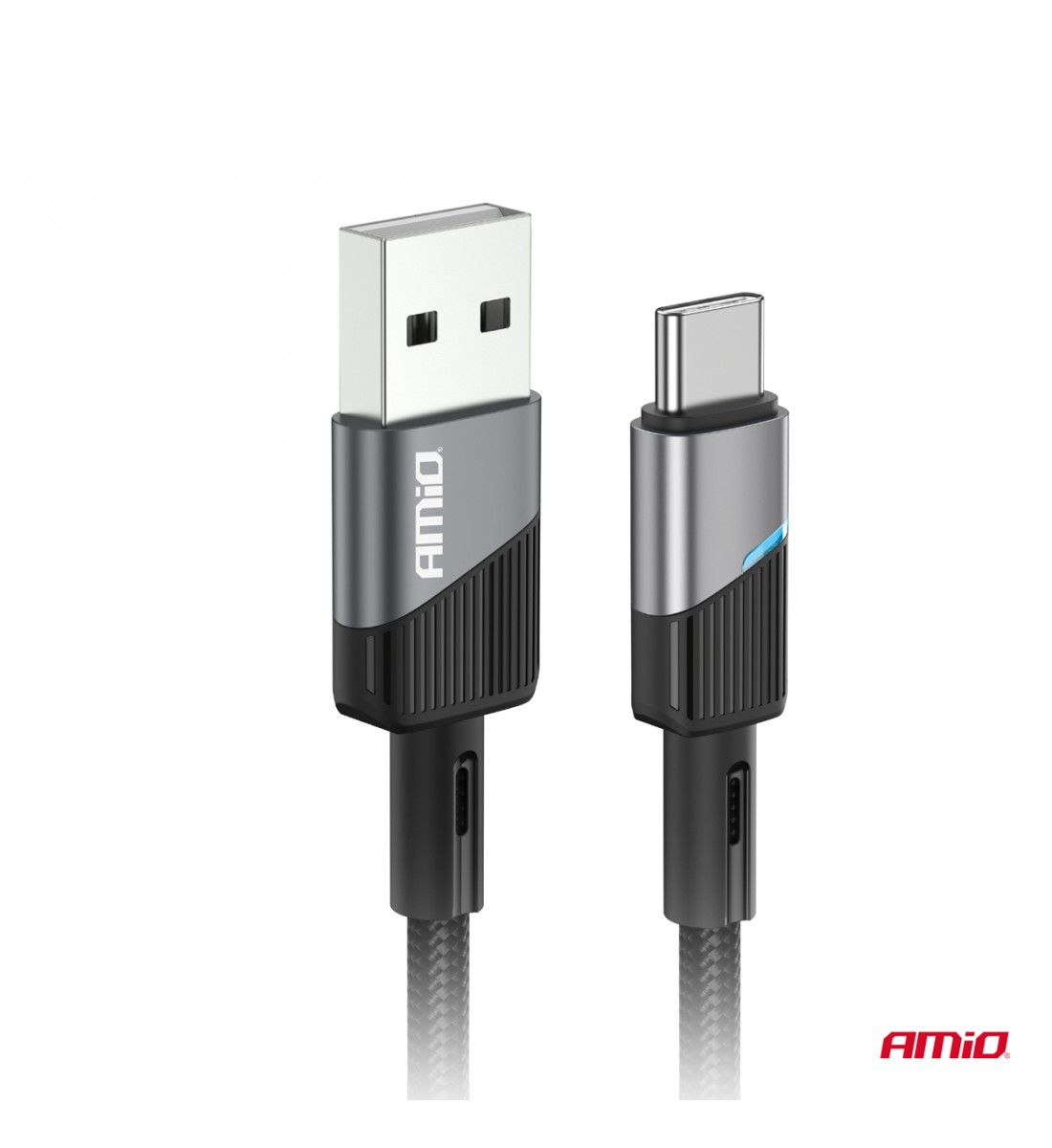 Cablu de încărcare USB-A - USB-C 3A 100cm FullLINK AMIO-03923 Cablu de încărcare USB-A - USB-C 3A 100cm FullLINK AMIO-03923