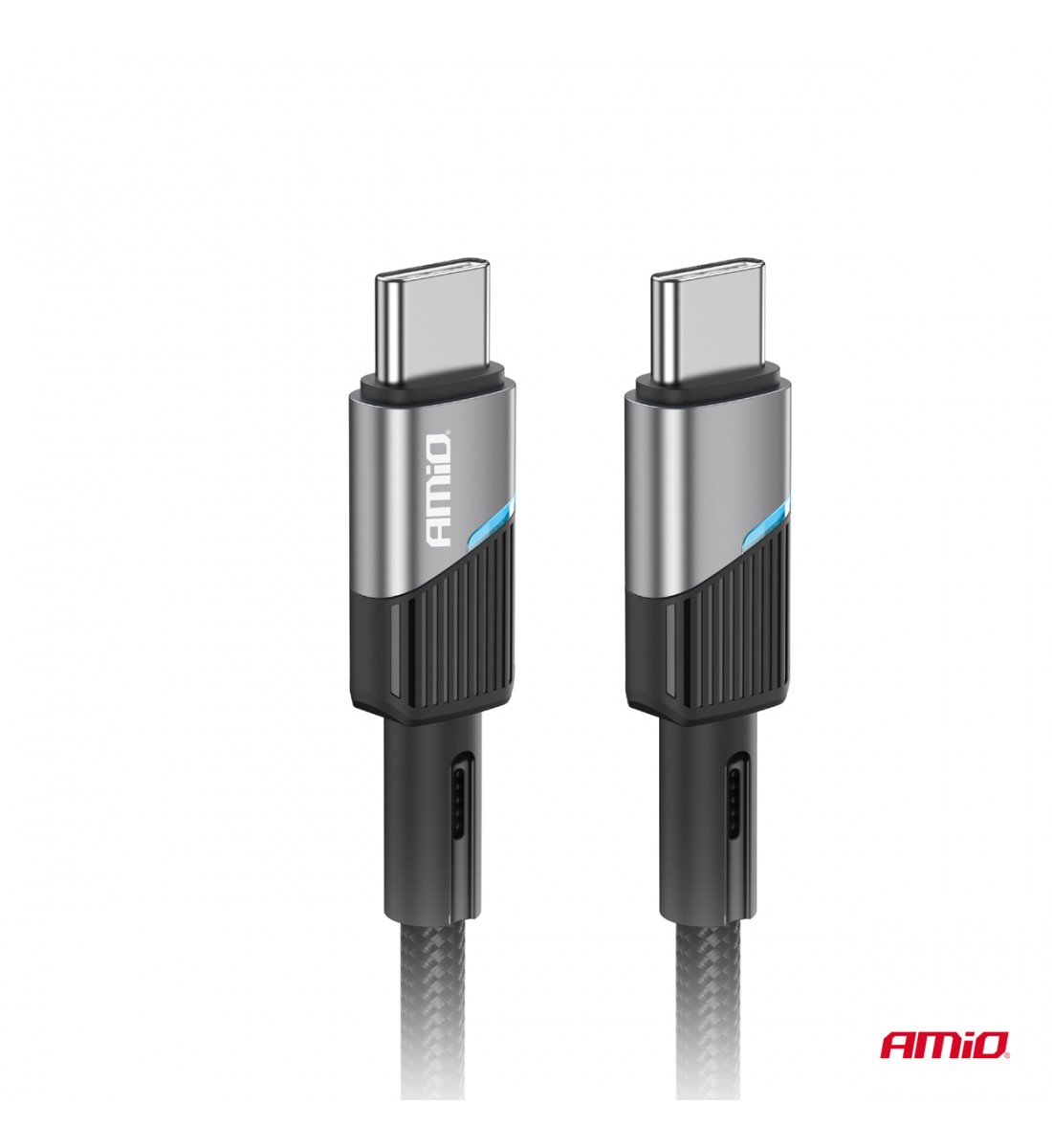 Cablu de încărcare USB-C - USB-C 60W 100cm FullLINK AMIO-03926 Cablu de încărcare USB-C - USB-C 60W 100cm FullLINK AMIO-03926