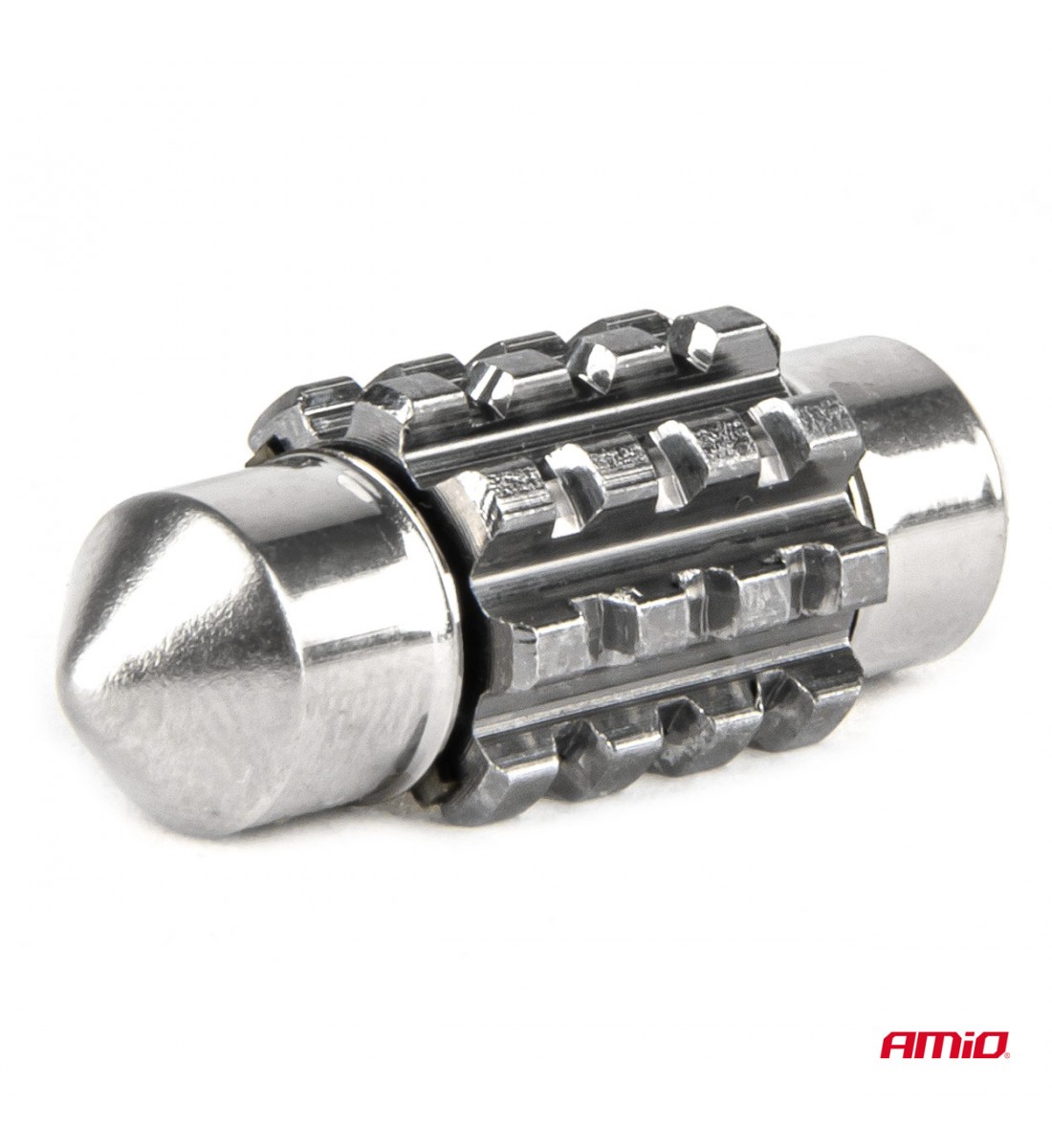 Becuri LED CANBUS Festoon C5W 2SMD 3838 31mm Alb 12V 24V AMIO-04247