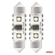 Becuri LED CANBUS Festoon C5W 2SMD 3838 41mm Alb 12V 24V AMIO-04250 Becuri LED CANBUS Festoon C5W 2SMD 3838 41mm Alb 12V 24V AMIO-04250