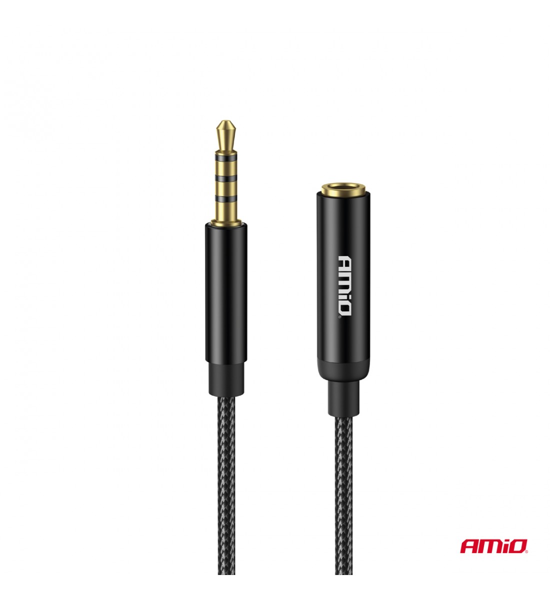 Cablu audio AUX Mini Jack 3.5mm 2m AMIO-04296 Cablu audio AUX Mini Jack 3.5mm 2m AMIO-04296