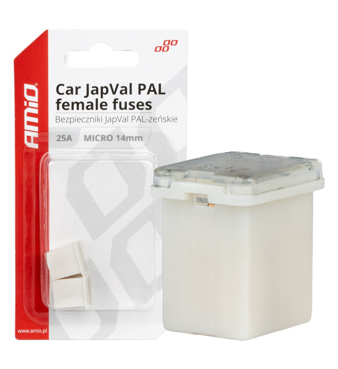 Siguranțe auto JapVal PAL mamă 25A AMIO-03452