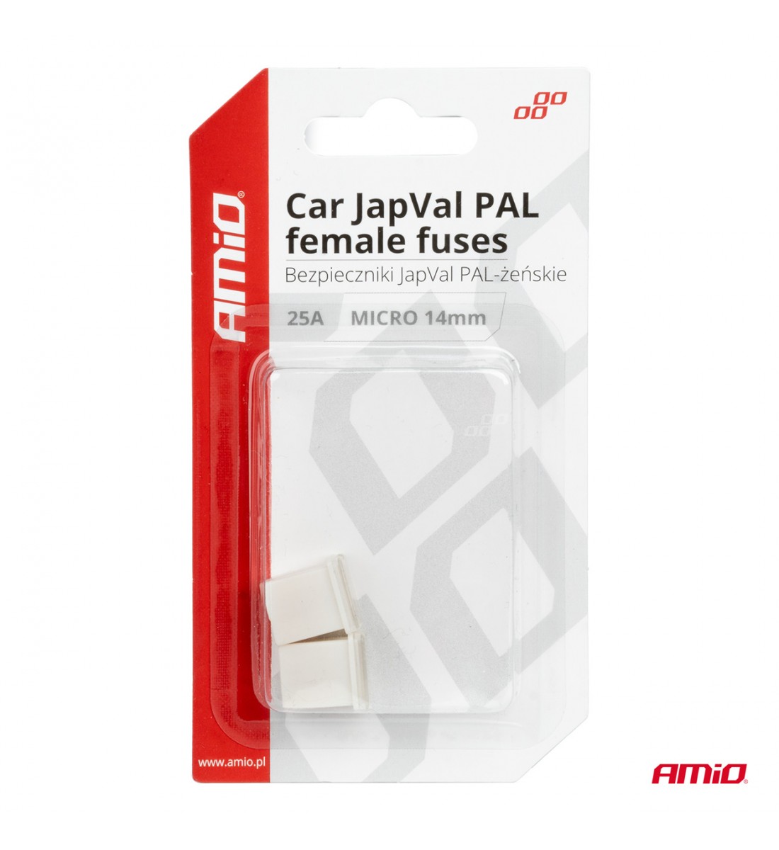 Siguranțe auto JapVal PAL mamă 25A AMIO-03452