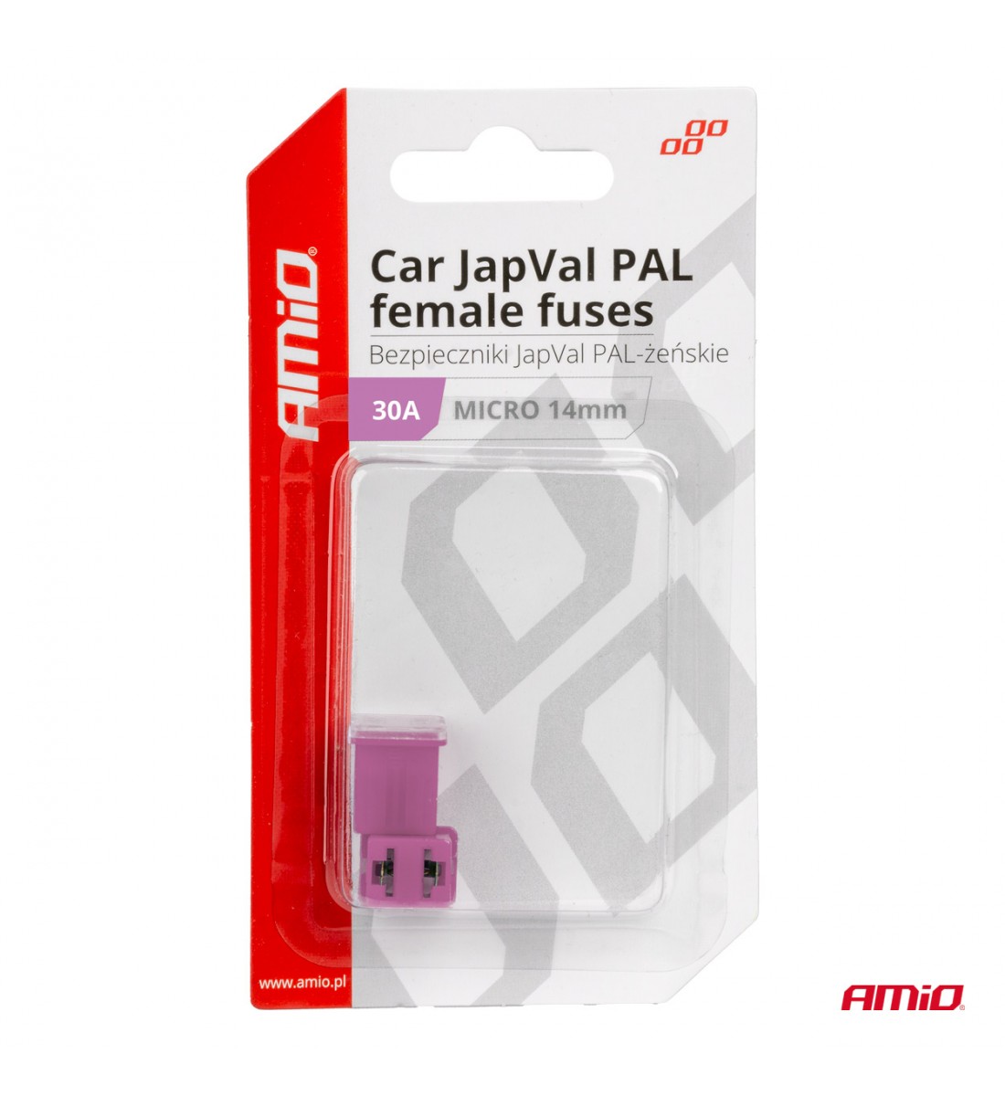 Siguranțe auto JAPVAL PAL mamă 2 buc 30A AMIO-03453