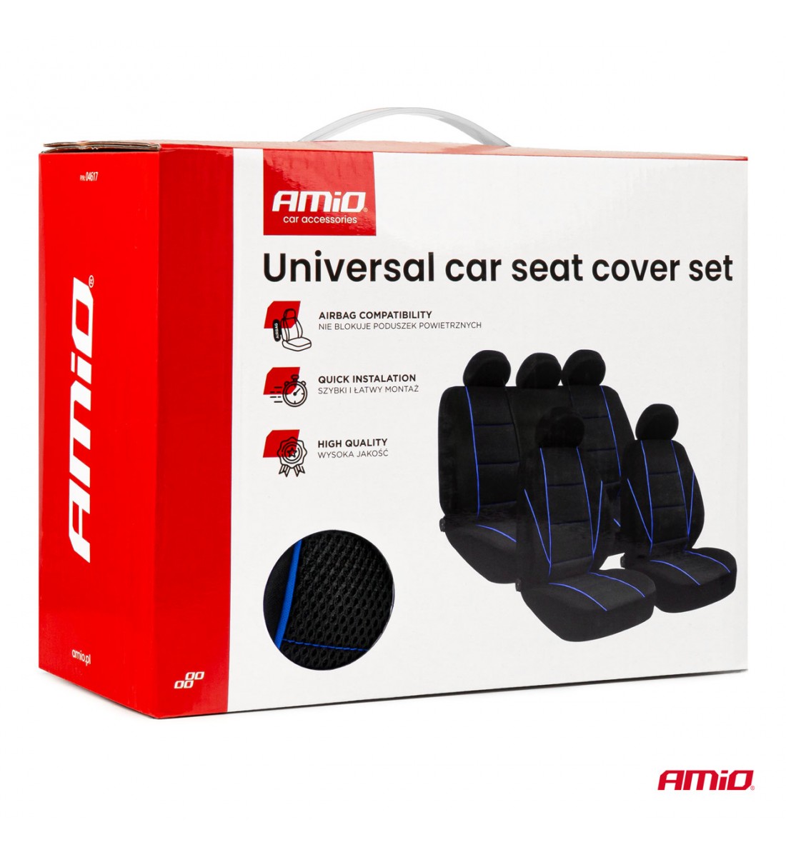 Set huse universale pentru scaun auto SC-18 AMIO-04618 Set huse universale pentru scaun auto SC-18 AMIO-04618