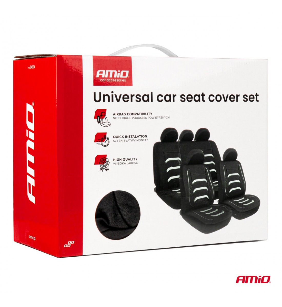 Set huse universale pentru scaun auto SC-24 AMIO-04624 Set huse universale pentru scaun auto SC-24 AMIO-04624