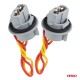 Soclu bec T20 LED 12V W21W WY21W W3x16d 7440 T20 2 buc. AMIO-04833