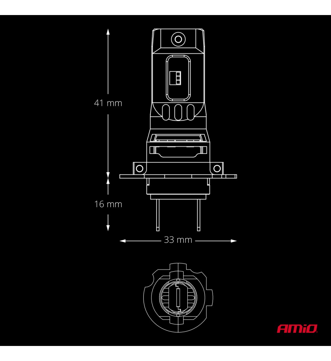 Faruri LED Serie F26 PRO LumiTec LIMITED +130% DUO FULL CANBUS H7 H18 12V 24V AMIO-04872