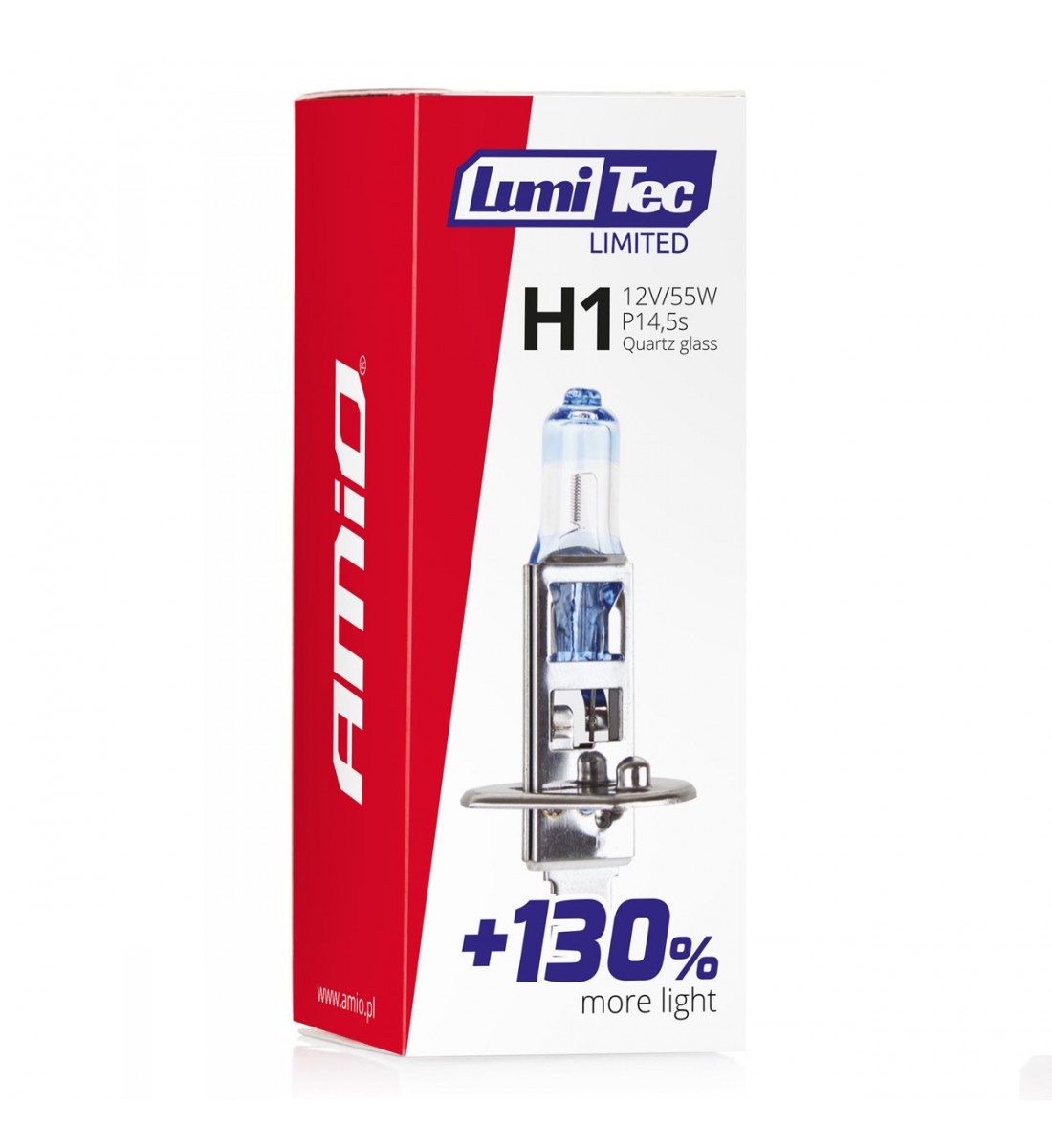 Bec cu halogen H1 12V 55W LumiTec LIMITED +130%