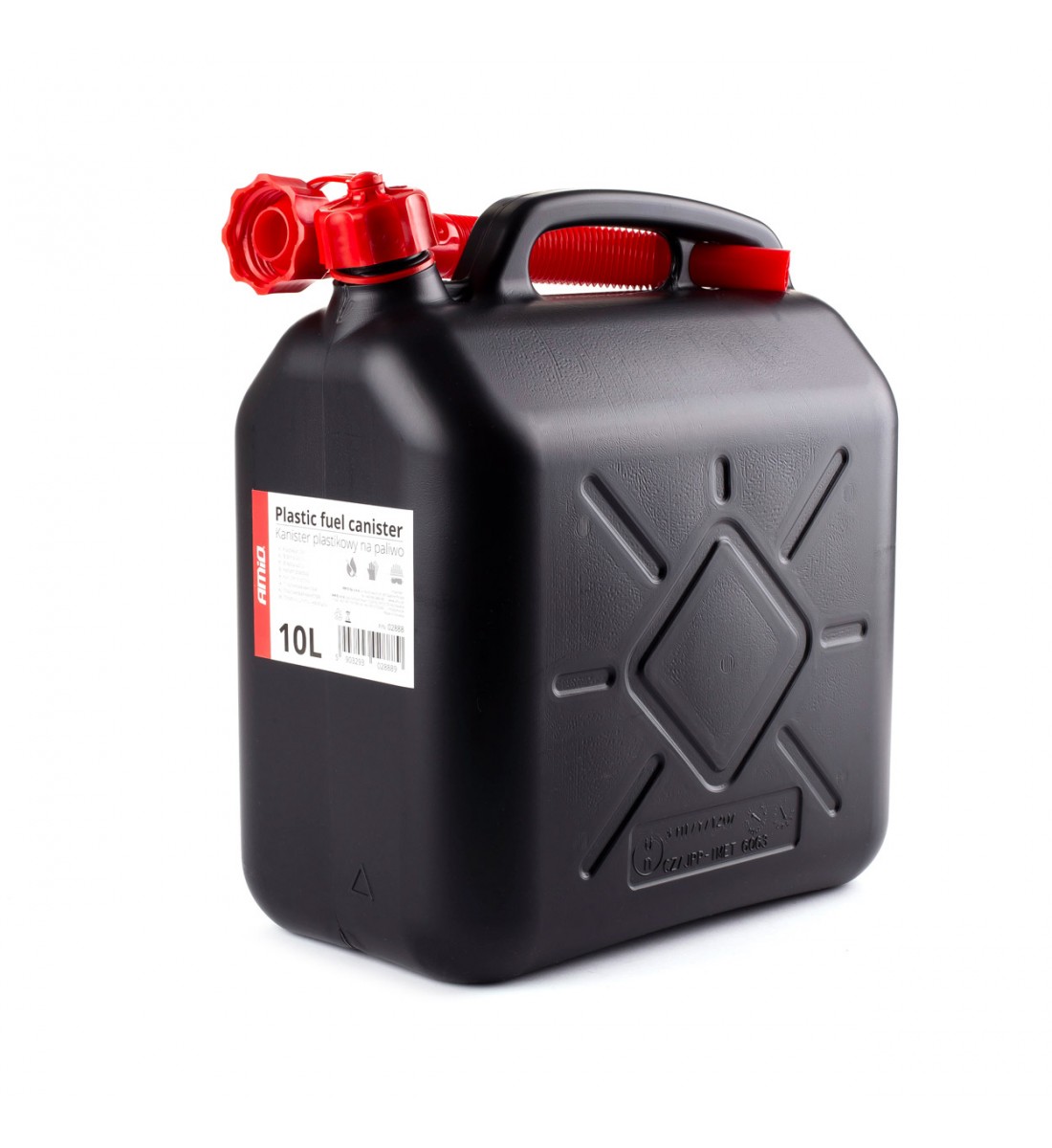 Canistră de Combustibil din Plastic 10L, Negru