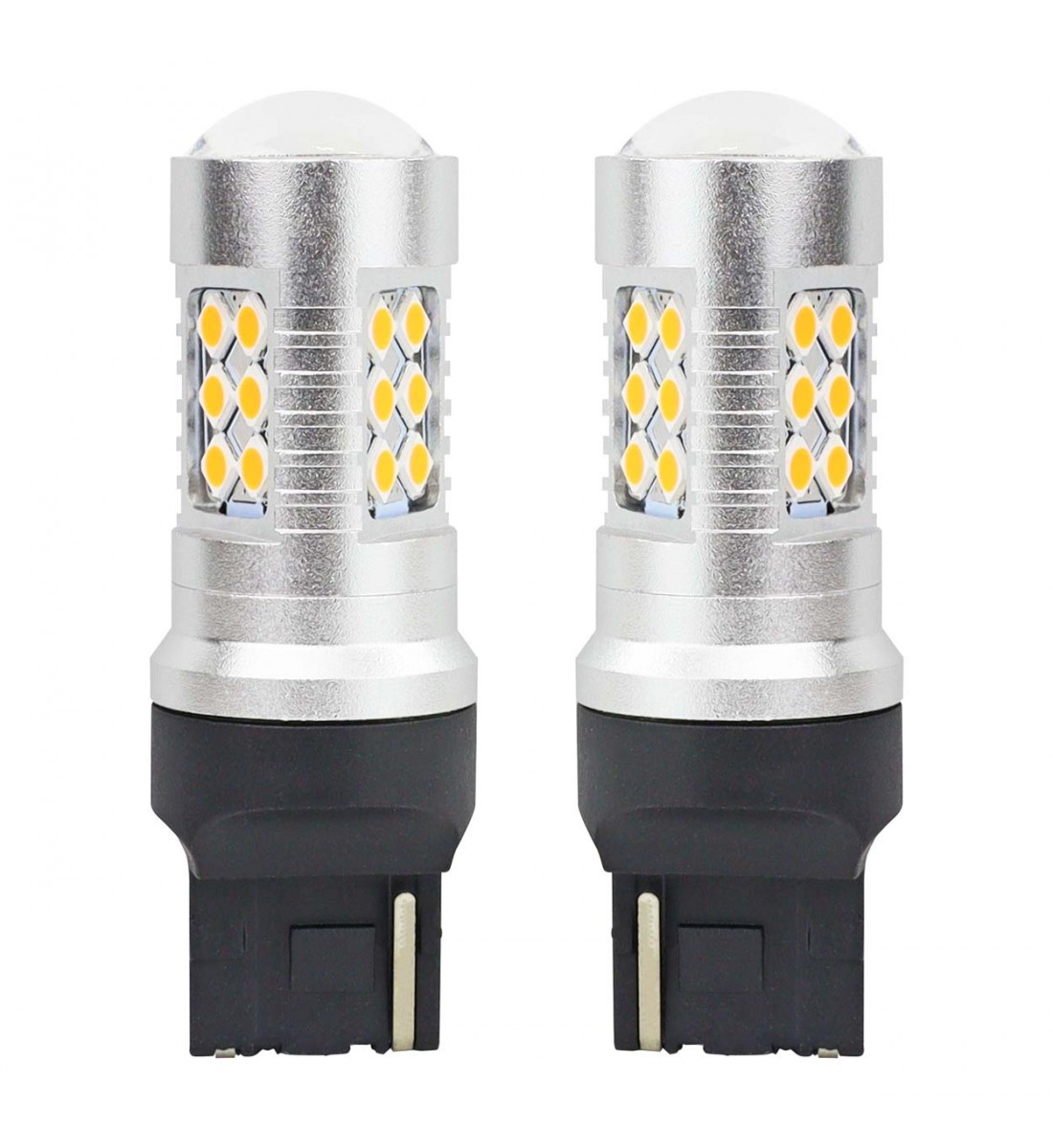 Becuri LED CANBUS 3030 24SMD T20 WY21W Portocaliu Chihlimbar 12V 24V AMIO-02393 Becuri LED CANBUS 3030 24SMD T20 WY21W Portocaliu Chihlimbar 12V 24V AMIO-02393
