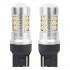 Becuri LED CANBUS 3030 24SMD T20 WY21W Portocaliu Chihlimbar 12V 24V AMIO-02393