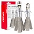 Becuri auto LED seria FLEX+ cu lentilă H4 12V 24V 6000K Canbus AMIO-03658