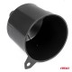 Pâlnie universală din plastic negru pentru combustibil, apă lichidă, ovală, 12 cm, AMIO-04043 Pâlnie universală din plastic negru pentru combustibil, apă lichidă, ovală, 12 cm, AMIO-04043