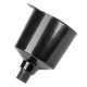 Pâlnie universală din plastic negru pentru combustibil, apă lichidă, ovală, 12 cm, AMIO-04043 Pâlnie universală din plastic negru pentru combustibil, apă lichidă, ovală, 12 cm, AMIO-04043