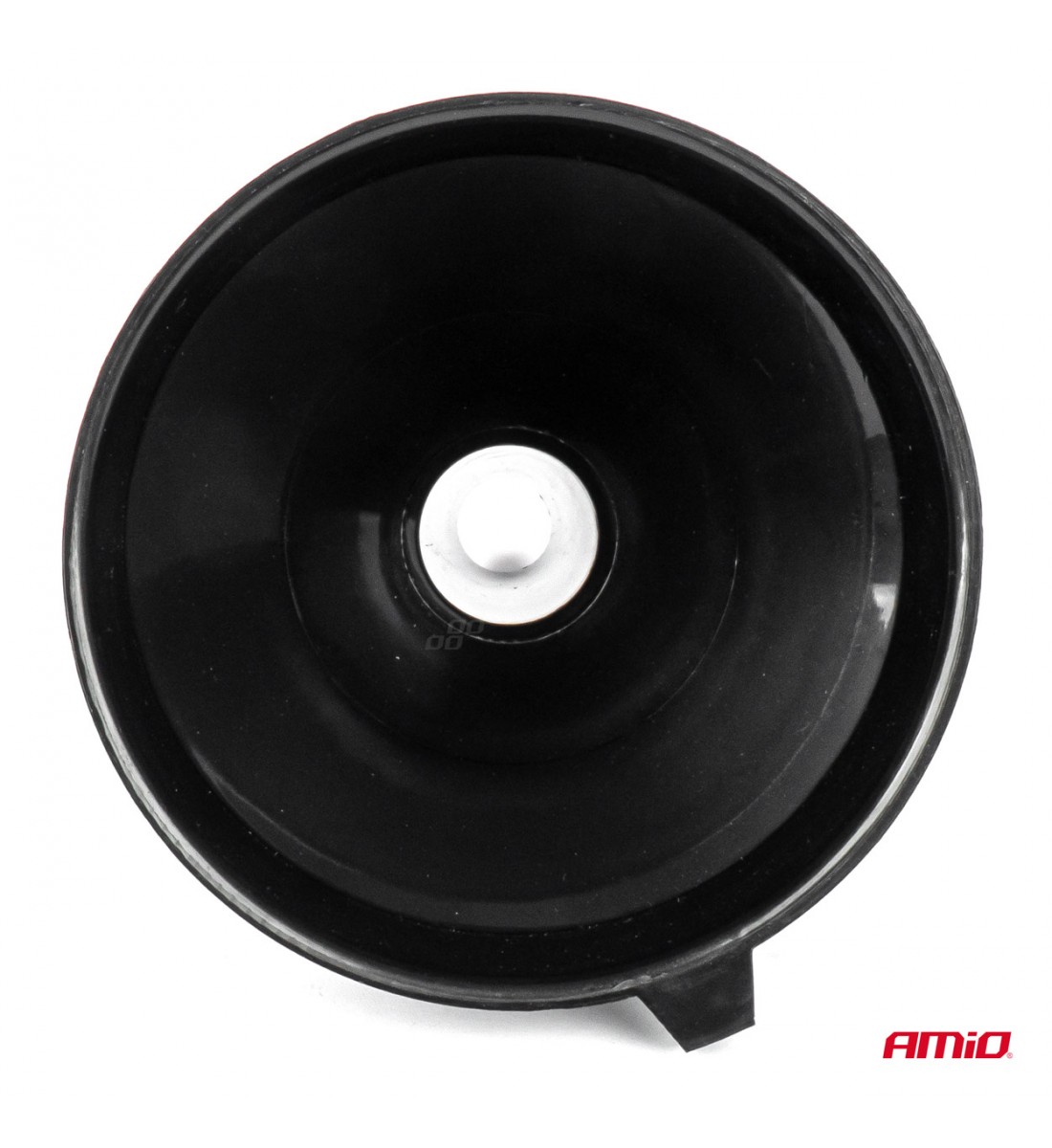 Pâlnie universală din plastic negru pentru combustibil, apă lichidă, 30 cm AMIO-04047