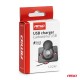 Încărcător de telefon impermeabil, de formă pătrată, cu iluminare din spate cu LED roșu, 2xUSB 12/24V AMIO-04230 Încărcător de telefon impermeabil, de formă pătrată, cu iluminare din spate cu LED roșu, 2xUSB 12/24V AMIO-04230