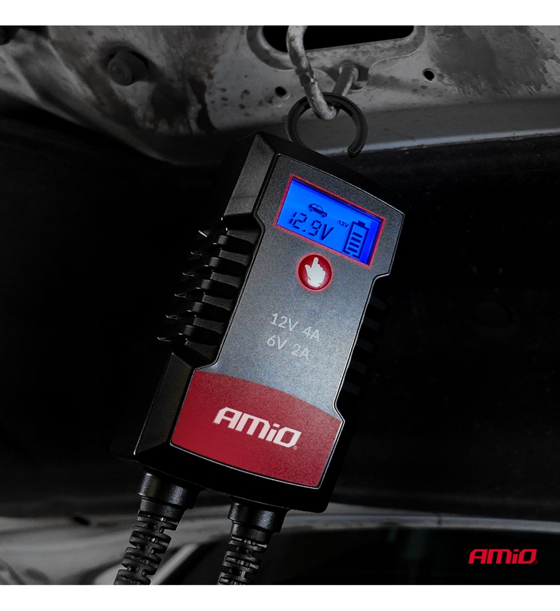 Încărcător digital de baterii AGM GEL STD LiFePo4 MAX 4A 6/12V PRO HOOK AMIO-04531 Încărcător digital de baterii AGM GEL STD LiFePo4 MAX 4A 6/12V PRO HOOK AMIO-04531