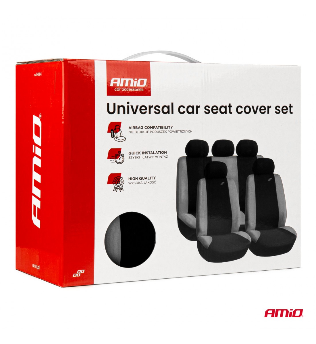 Set huse universale pentru scaun auto SC-04 AMIO-04604 Set huse universale pentru scaun auto SC-04 AMIO-04604