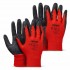 Mănuși de protecție acoperite cu latex PE, 4 buc., mărimea 8 (2 perechi), 2121X AMIO-04635