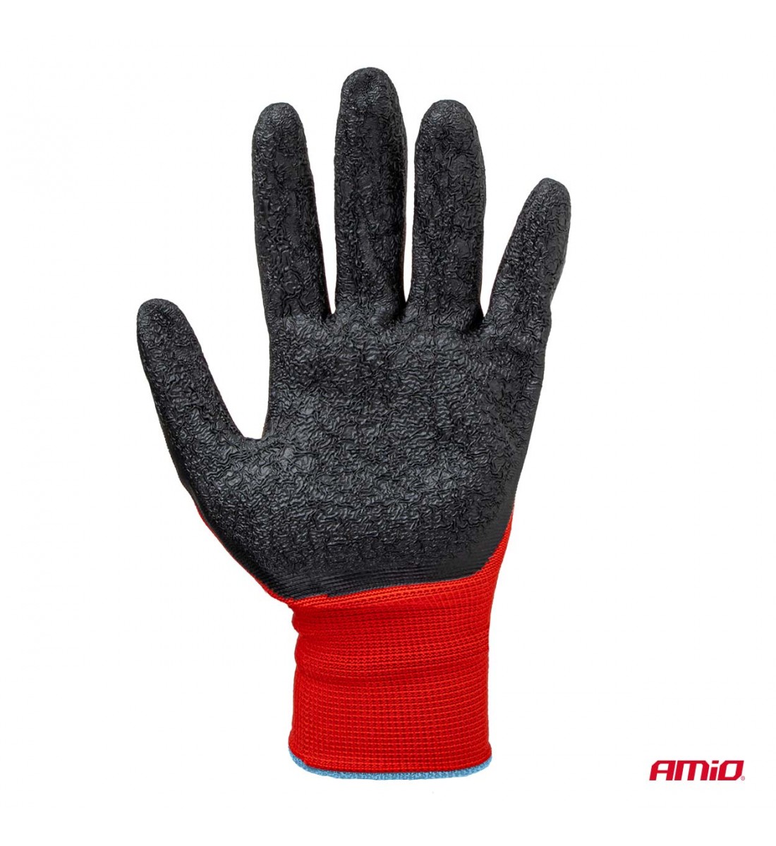 Mănuși de protecție acoperite cu latex PE, 4 buc., mărimea 9 (2 perechi), 2121X AMIO-04636