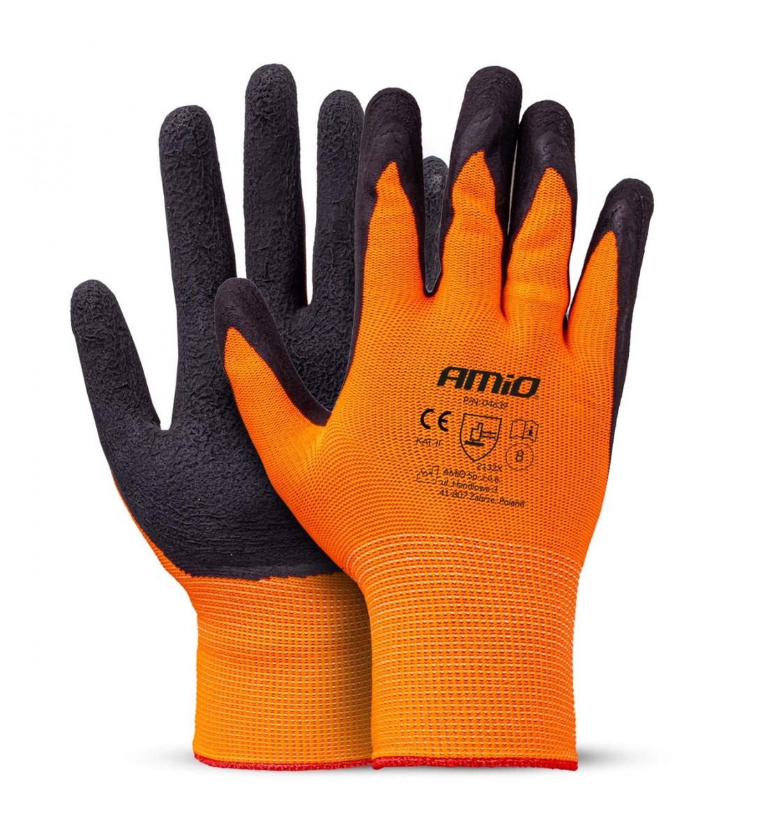 Mănuși de protecție din spumă de latex PE, 4 buc., mărimea 8 (2 perechi), AMIO-04639