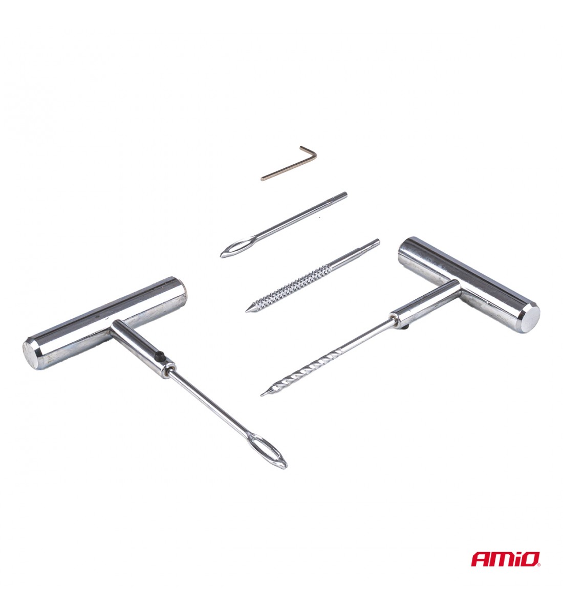 Kit reparare anvelope tubeless 25 buc. AMIO-04692