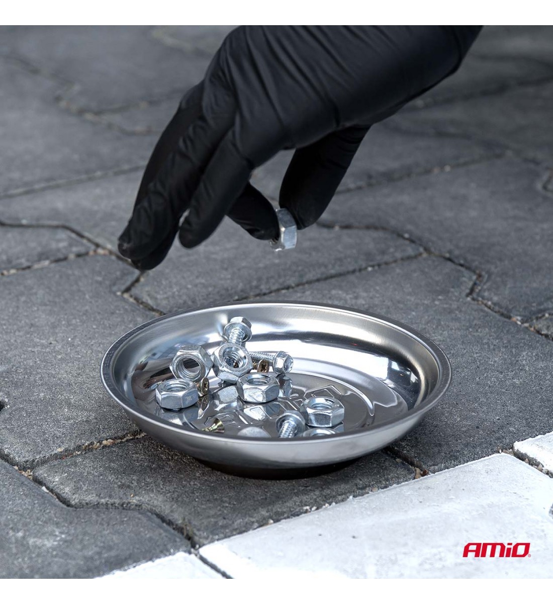 Tavă magnetică din oțel inoxidabil 110 mm AMIO-04914