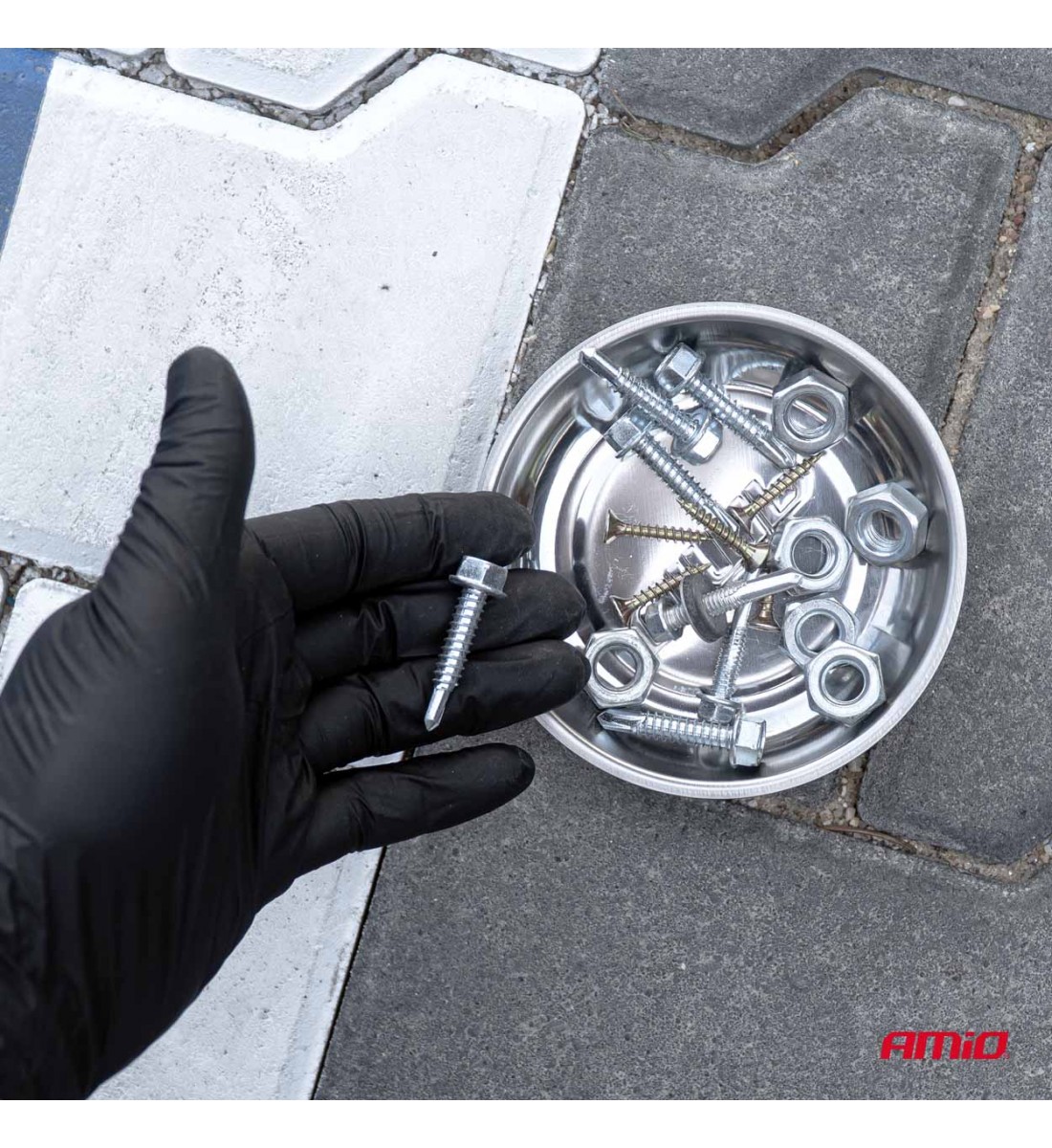 Tavă magnetică din oțel inoxidabil 150 mm AMIO-04915