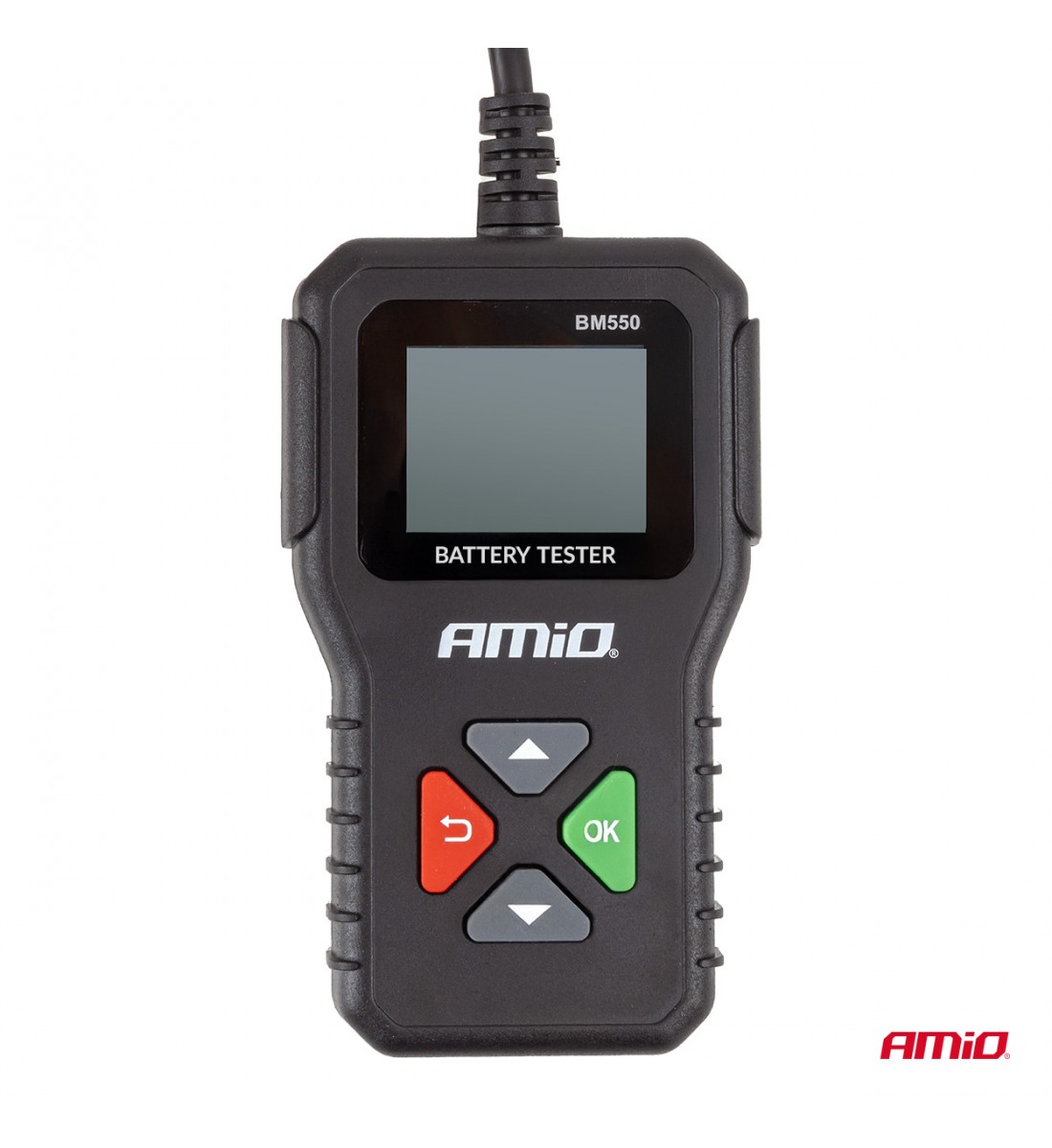 Tester digital profesional pentru baterii 2–220 Ah 6V 12V 24V AMIO-04920