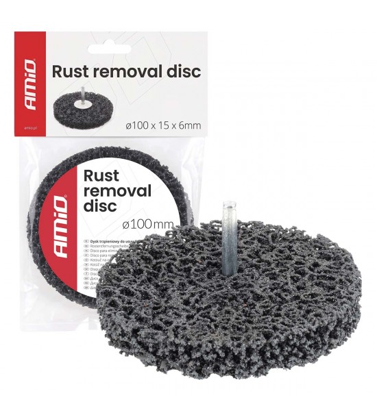 Disc de îndepărtare a ruginii 100x15x6mm AMIO-04927 Disc de îndepărtare a ruginii 100x15x6mm AMIO-04927