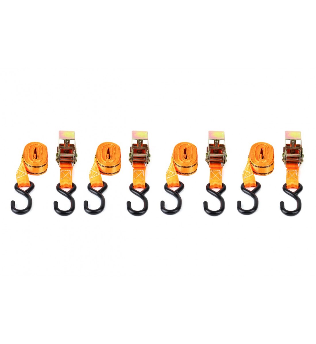 Chinga de transport cu tensionator - set complet 700 kg 25 mm 4,5 m 4 buc BELT-03 AMIO-02496
