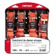 Chinga de transport cu tensionator - set complet 700 kg 25 mm 4,5 m 4 buc BELT-03 AMIO-02496