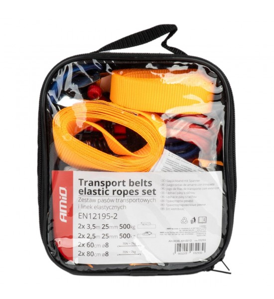 Set de curele de transport și șnururi elastice AMIO-03293 Set de curele de transport și șnururi elastice AMIO-03293
