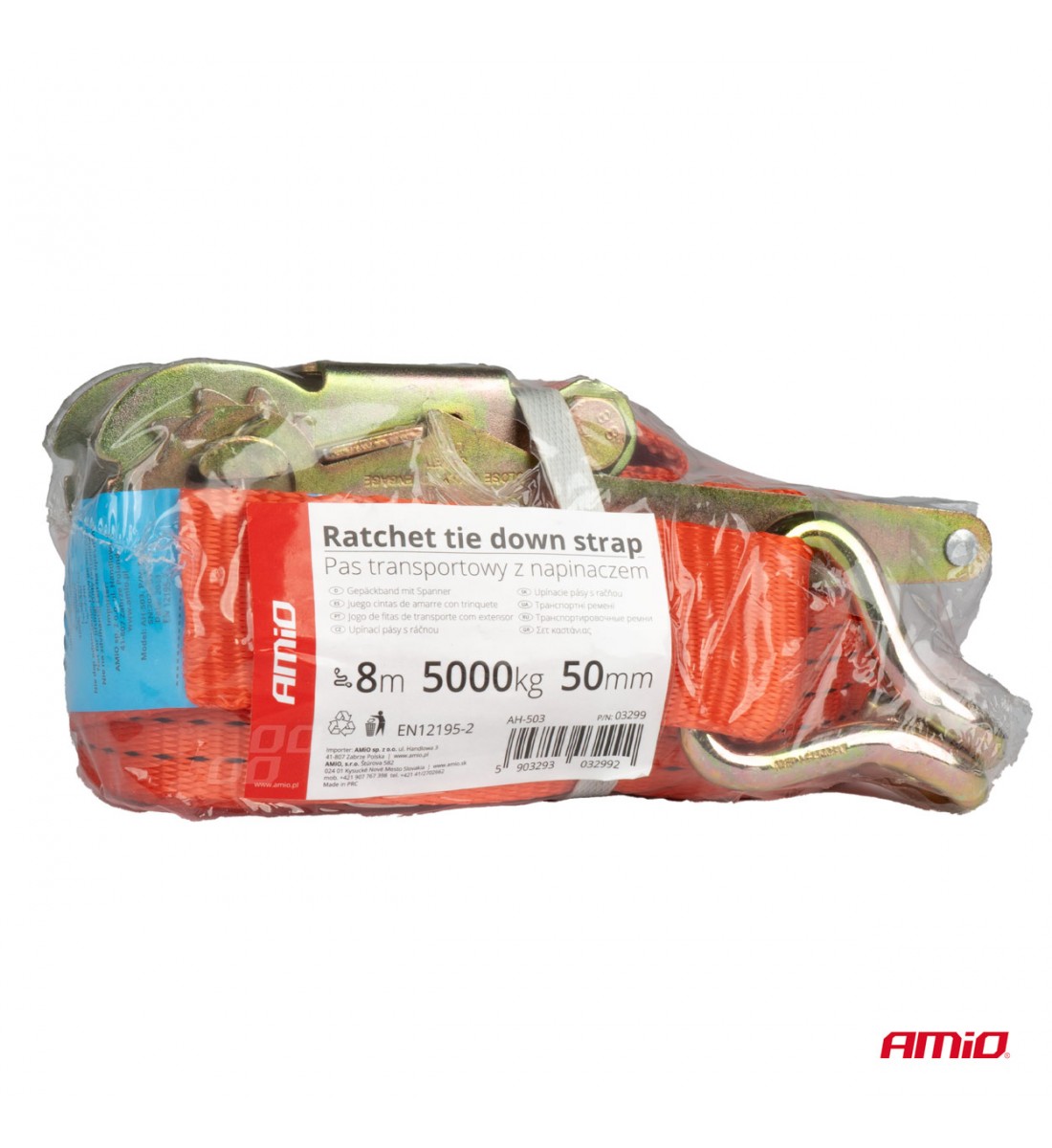 Chinga de transport cu tensionator 5000 kg 50 mm 8 m AMIO-03299