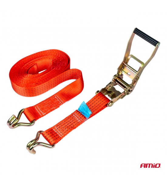 Chinga de transport cu tensionator și ham 5T 5000kg 50mm 3m AMIO-03317