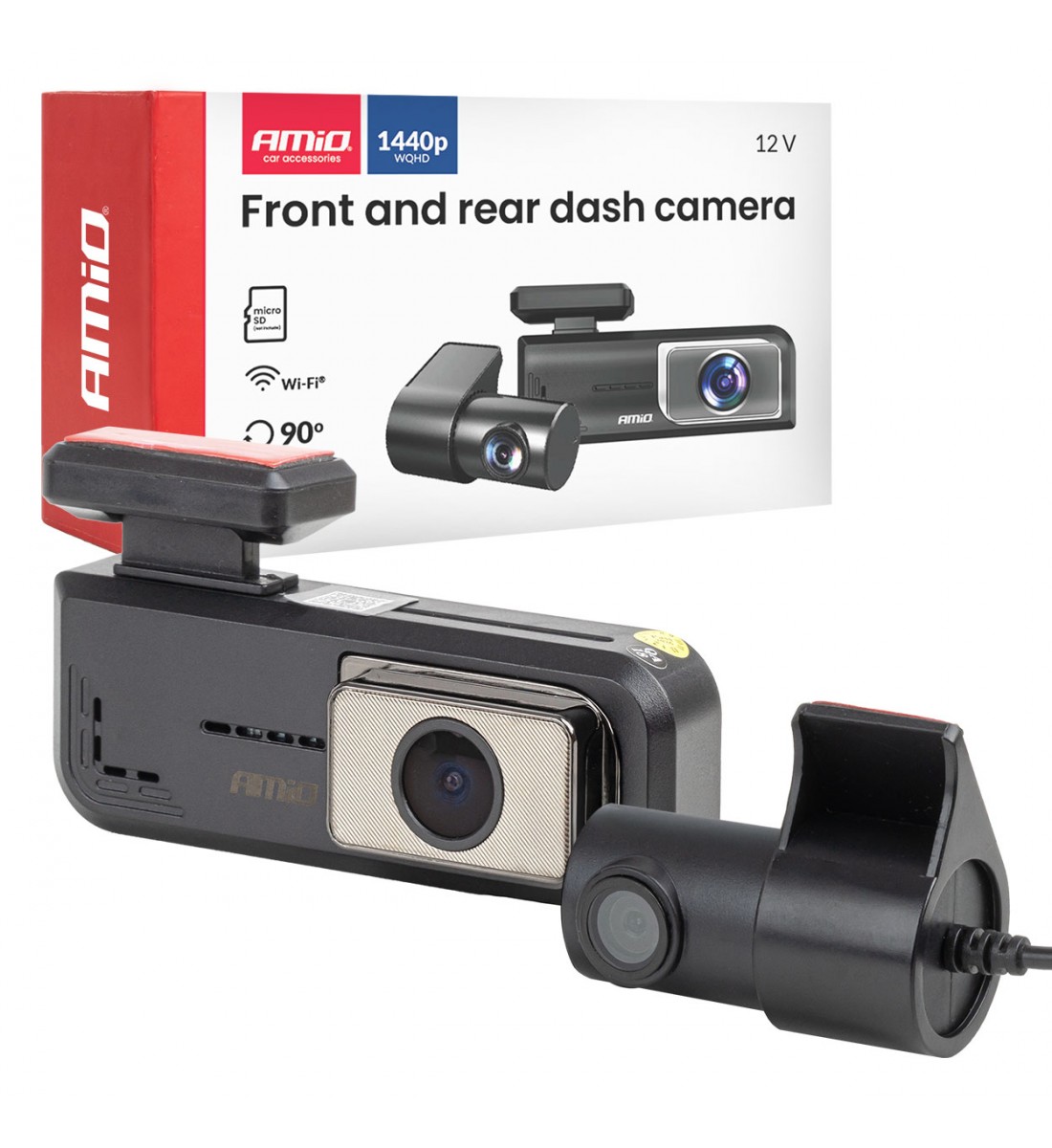 DVR auto 2K + 1K WLAN 512GB WIFI Full HD AMIO-04800 DVR auto 2K + 1K WLAN 512GB WIFI Full HD AMIO-04800