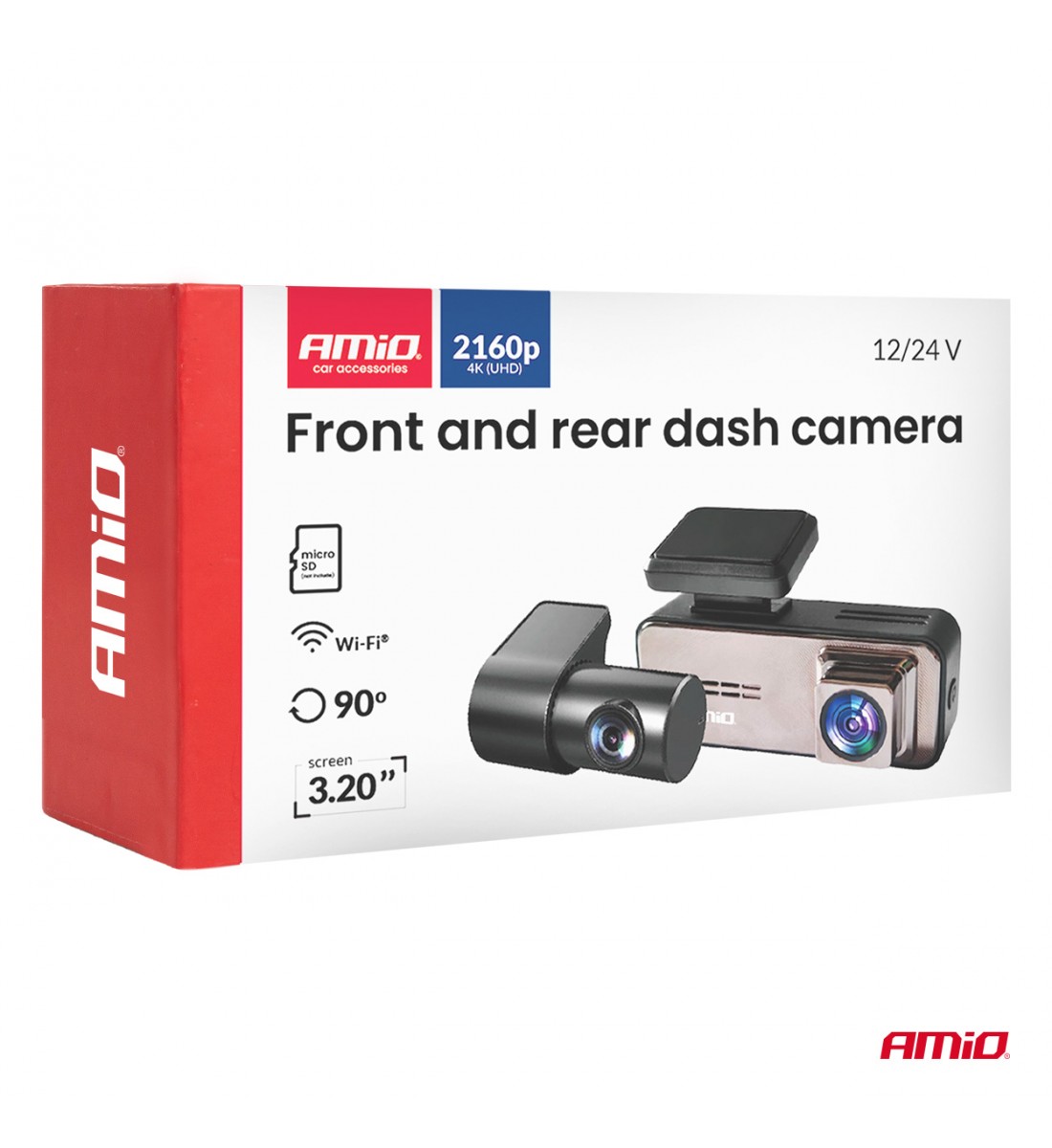 DVR auto 4K + 2K WLAN 512 GB WIFI UHD AMIO-04801 DVR auto 4K + 2K WLAN 512 GB WIFI UHD AMIO-04801