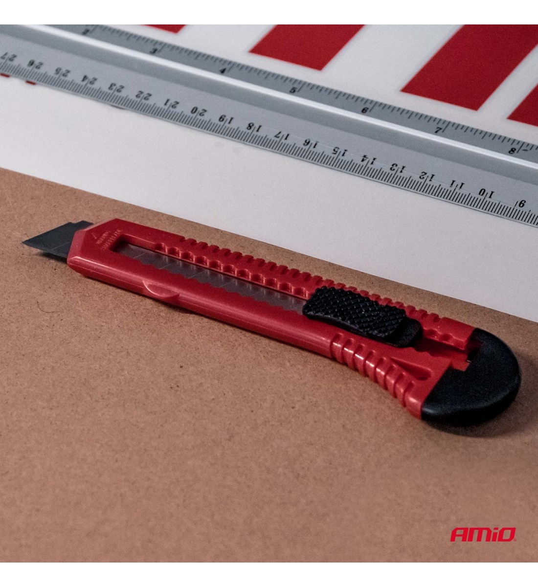 Cutter universal ABS 100x18x0.5mm 2 buc AMIO-04806 Cutter universal ABS 100x18x0.5mm 2 buc AMIO-04806