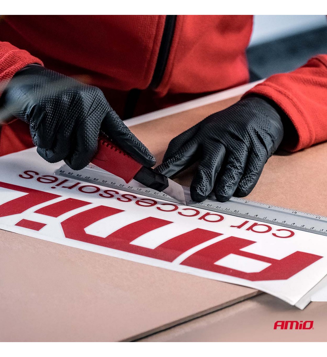Cutter universal ABS 100x18x0.5mm AMIO-04808