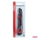 Cutter din oțel SK5 cu lamă ABS neagră 100x18x0.5mm AMIO-04812 Cutter din oțel SK5 cu lamă ABS neagră 100x18x0.5mm AMIO-04812
