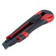 Cutter din oțel SK5 cu lamă ABS neagră 100x18x0.5mm AMIO-04812 Cutter din oțel SK5 cu lamă ABS neagră 100x18x0.5mm AMIO-04812
