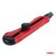 Cutter din oțel SK5 cu lamă neagră și mâner ABS 100x18x0.5mm AMIO-04813 Cutter din oțel SK5 cu lamă neagră și mâner ABS 100x18x0.5mm AMIO-04813