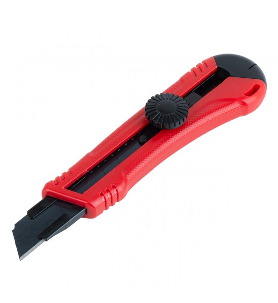 Cutter din oțel SK5 cu lamă neagră și mâner ABS 100x18x0.5mm AMIO-04813 Cutter din oțel SK5 cu lamă neagră și mâner ABS 100x18x0.5mm AMIO-04813