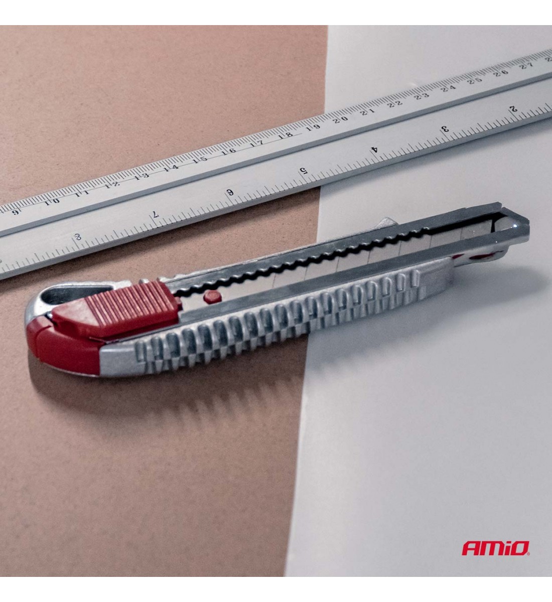 Cutter universal din aluminiu 100x18x0.5mm AMIO-04814